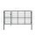 vidaXL Gartentor mit Pfosten Stahl 350×120 cm Anthrazit