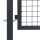 vidaXL Gartentor mit Pfosten Stahl 350×140 cm Anthrazit