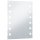 vidaXL Badezimmer-Wandspiegel mit LED 60 x 80 cm