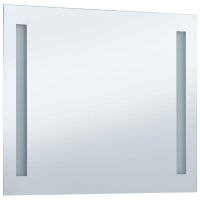 vidaXL Badezimmer-Wandspiegel mit LED 100 x 60 cm