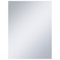 vidaXL Badezimmer-Wandspiegel mit LED 60 x 80 cm