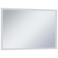 vidaXL Badezimmer-Wandspiegel mit LED und Touch-Sensor 100 x 60 cm