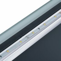 vidaXL LED-Badspiegel mit Touch-Sensor und Zeitanzeige 80×60 cm