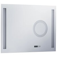 vidaXL Badezimmer-Wandspiegel mit LED und Touch-Sensor 80×60 cm