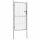 vidaXL Gartentor Verzinkter Stahl 105x200 cm Silbern