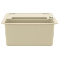 vidaXL Granitsp&uuml;le Doppelbecken Beige