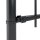 vidaXL Gartenzaun mit Bügel-Design Stahl 1,7 m Schwarz