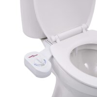 vidaXL Bidet-Aufsatz für Toilettensitz Einzeldüse