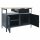 vidaXL Werkbank Schwarz 120x60x85 cm Stahl