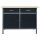 vidaXL Werkbank Schwarz 120x60x85 cm Stahl