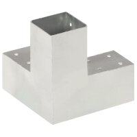 vidaXL Pfostenverbinder 4 Stk. Y-Form Verzinktes Metall 71 x 71 mm