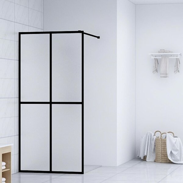 vidaXL Duschwand f&uuml;r Walk-in Dusche Mattes Sicherheitsglas 80x195 cm