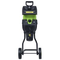 vidaXL Elektrischer Gartenh&auml;cksler mit 2 Ersatzklingen 2400 W