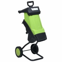 vidaXL Elektrischer Gartenh&auml;cksler mit 2 Ersatzklingen 2400 W