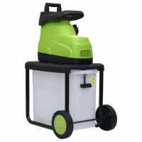 vidaXL Elektrischer Gartenh&auml;cksler mit Auffangbox 2800 W