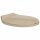 vidaXL Toilettensitz mit Absenkautomatik Beige Oval