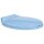 vidaXL Toilettensitz mit Absenkautomatik Blau Oval