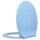 vidaXL Toilettensitz mit Absenkautomatik Blau Oval