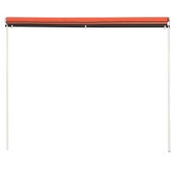 vidaXL Einziehbare Markise 250&times;150 cm Orange und Braun