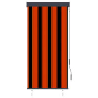 vidaXL Außenrollo 80 x 250 cm Orange und Braun