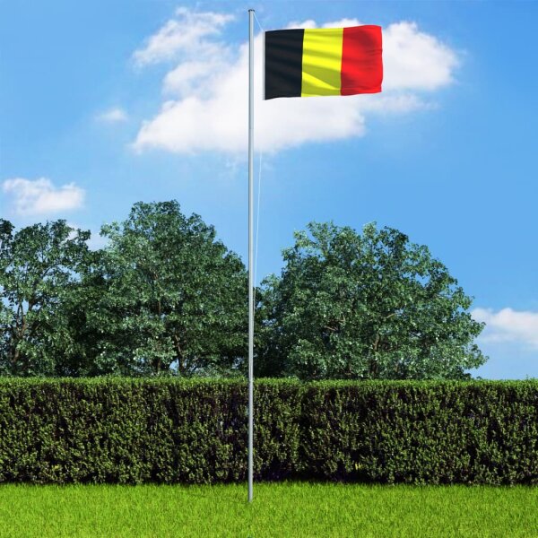 vidaXL Belgienflagge 90x150 cm