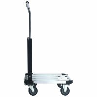 vidaXL Transportwagen Klappbar 150 kg Aluminium Silbern