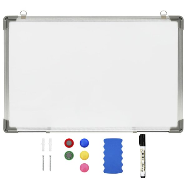 vidaXL Magnetisches Whiteboard Wei&szlig; 60 x 40 cm Stahl