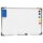 vidaXL Magnetisches Whiteboard Wei&szlig; 60 x 40 cm Stahl