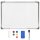 vidaXL Magnetisches Whiteboard Wei&szlig; 90 x 60 cm Stahl