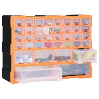 vidaXL Multi-Schubladen-Organizer mit 40 Schubladen 52x16x37,5 cm