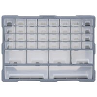 vidaXL Multi-Schubladen-Organizer mit 40 Schubladen 52x16x37,5 cm