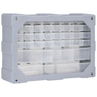 vidaXL Multi-Schubladen-Organizer mit 40 Schubladen 52x16x37,5 cm