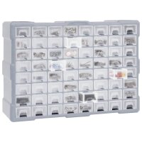 vidaXL Multi-Schubladen-Organizer mit 64 Schubladen...