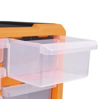 vidaXL Multi-Schubladen-Organizer 2 Stk. 12 Schubladen 26,5x16x26 cm