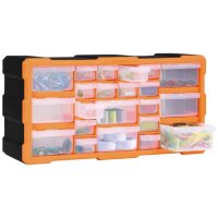 vidaXL Multi-Schubladen-Organizer mit 22 Schubladen 49x16x25,5 cm