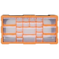 vidaXL Multi-Schubladen-Organizer mit 22 Schubladen 49x16x25,5 cm