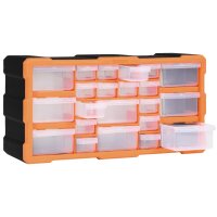 vidaXL Multi-Schubladen-Organizer mit 22 Schubladen 49x16x25,5 cm