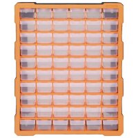 vidaXL Multi-Schubladen-Organizer mit 60 Schubladen 38x16x47,5 cm