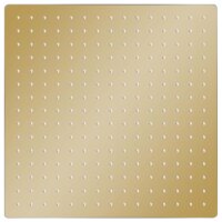 vidaXL Regenbrause Edelstahl 40x40 cm Quadrat Golden