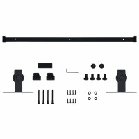 vidaXL Schiebet&uuml;rbeschlag f&uuml;r M&ouml;bel Kohlenstoffstahl 152 cm