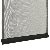 vidaXL Insektenschutz für Türen 10-tlg. Netzvorhang Schwarz 240x240 cm