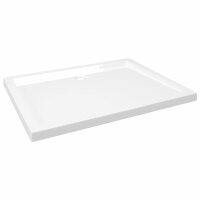 vidaXL Duschtasse ABS Rechteckig 80x100 cm