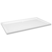 vidaXL Duschtasse ABS Rechteckig Weiß 70x120 cm