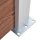 vidaXL Zaunelement WPC 95x186 cm Braun