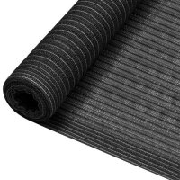 vidaXL Zaunblende Anthrazit 2x10 m HDPE 68 g/m²