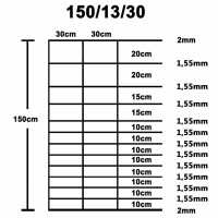 vidaXL Gartenzaun Verzinkter Stahl 50x1,5 m Silbern