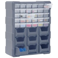 vidaXL Multi-Schubladen-Organizer mit 39 Schubladen 38x16x47 cm