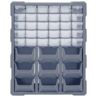 vidaXL Multi-Schubladen-Organizer mit 39 Schubladen 38x16x47 cm