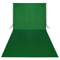 vidaXL Fotostudio-Set mit Grünem Hintergrund...