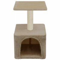 vidaXL Katzen-Kratzbaum Sisal 55 cm Beige